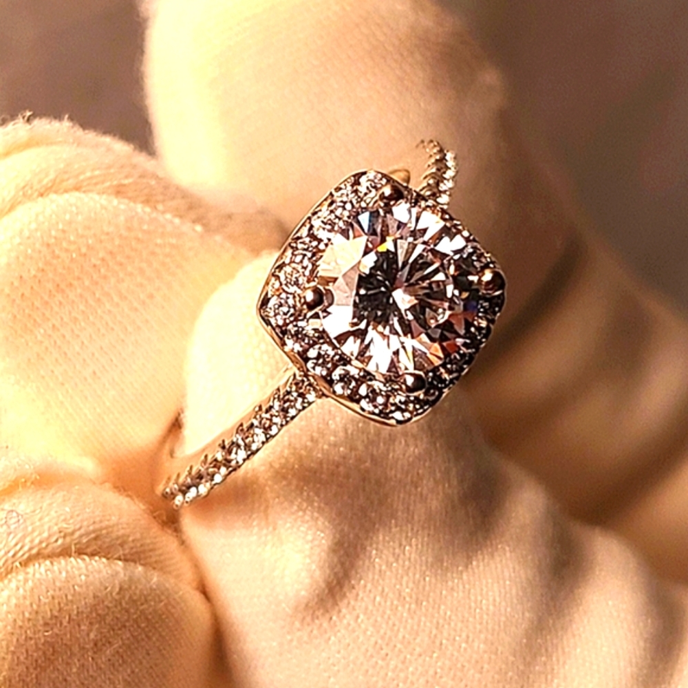 Moissanite ring🔥Sale | s925 | 2 ct | Sz 8